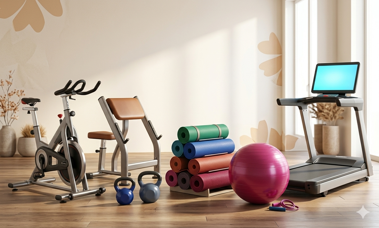 Home Gym Equipment and Fitness Accessories Collection