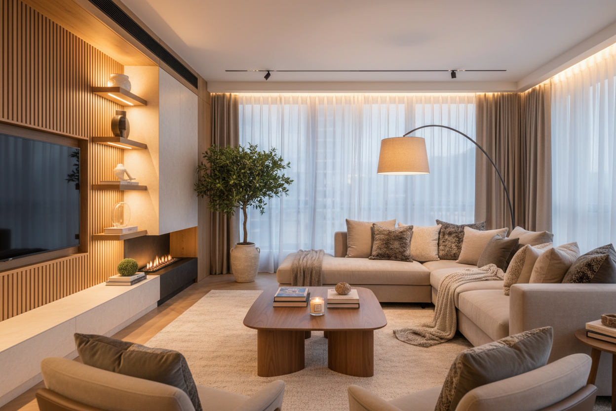 Modern Home Living Room Decor and Furniture Collection